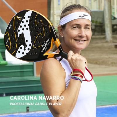 PALA DE PÁDEL VALKIRIA PRO NEGRO NARANJA
